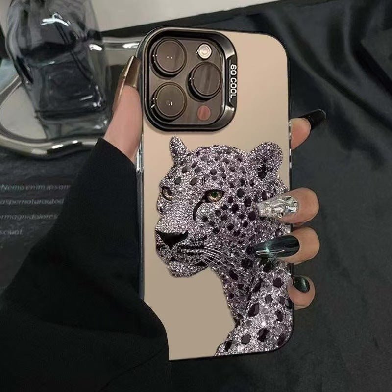 Coque rigide à motif léopard pour iPhone Séries - Shopbyshopima
